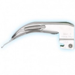 Hoja para laringoscopio curvo Macintosh  3 de fibra óptica - Envío Gratuito
