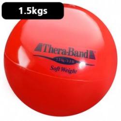 Pelota carga ligera 1.5 kg Theraband rojo diámetro 11.5 cm - Envío Gratuito