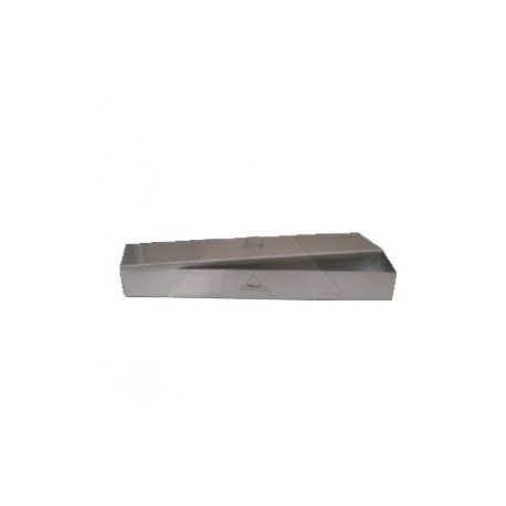 Charola conformada para cateter con tapa 22.5 x 12.7 x 7.5 cms. de acero inxodable - Envío Gratuito