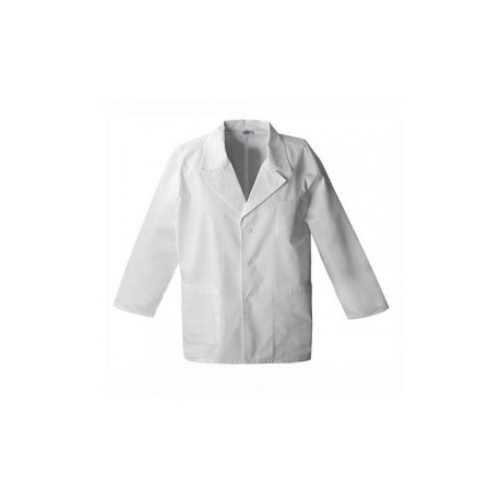 Bata larga blanca de laboratorio para hombres 31" - Envío Gratuito