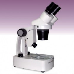 Microscopio estereoscopio con cabeza binocular inclinada a 45° - Envío Gratuito