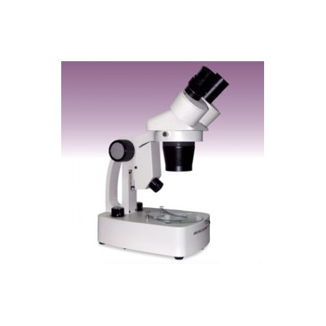 Microscopio estereoscopio con cabeza binocular inclinada a 45° - Envío Gratuito