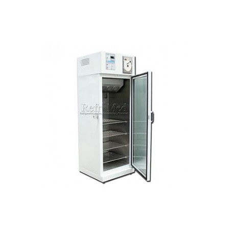 Refrigerador vertical de 17 pies para laboratorio de acero inoxidable esmaltado con 1 puerta sólida - Envío Gratuito