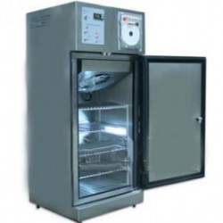 Refrigerador vertical de 17 pies para vacunas y biológicos de acero inox. con 1 puerta de cristal - Envío Gratuito