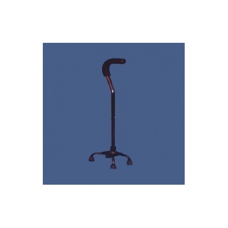 Bastón de 4 apoyos con extensión tipo cuello de ganso - Envío Gratuito