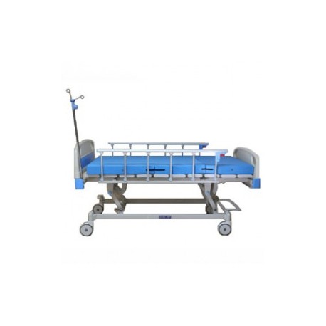Cama para hospital mecánica de 3 posiciones con ruedas - Envío Gratuito