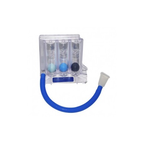Inspirómetro incentivo desechable TRI-FLO II para ejercicio respiratorio c/10 unidades - Envío Gratuito