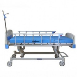 Cama para hospital mecánica de 3 posiciones con ruedas - Envío Gratuito