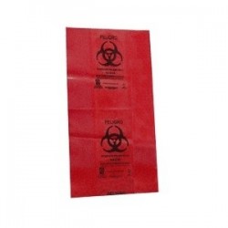 Bolsa roja para residuos biológico-infecciosos 46 x 50 cm paquete con 200 piezas - Envío Gratuito