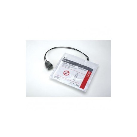 Electrodos de desfibrilación/marcapasos/ECG Quik-combo adulto con sistema de preconexión REDI-PAK - Envío Gratuito