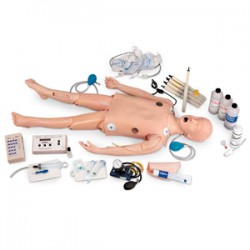 Maniqui de crisis completo infantil con simulador de ECG - Envío Gratuito
