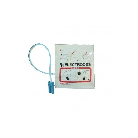 Electrodo adulto para desfibrilacion Fred Easy preconectado - Envío Gratuito