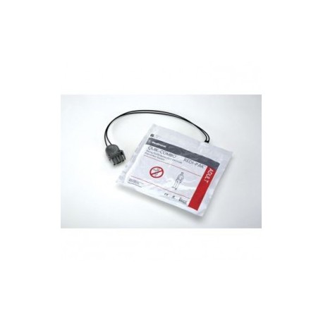 Electrodos de desfibrilación/marcapasos/ECG Quik-combo adulto con sistema de preconexión REDI-PAK - Envío Gratuito