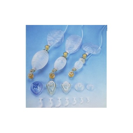 Resucitador neonatal de 240 ml de silicon con mascarillas 0 Y 1 - Envío Gratuito Resucitador neonatal de 240 ml de silicon con mascarillas 0 Y 1 - Envío Gratuito