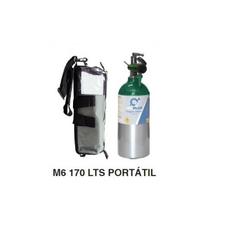 Equipo completo de oxigeno 170L - M6 - Envío Gratuito Equipo completo de oxigeno 170L - M6 - Envío Gratuito