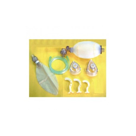 Resucitador pediátrico de 500 ml silicon con mascarillas 2 Y 3 - Envío Gratuito Resucitador pediátrico de 500 ml silicon con mascarillas 2 Y 3 - Envío Gratuito