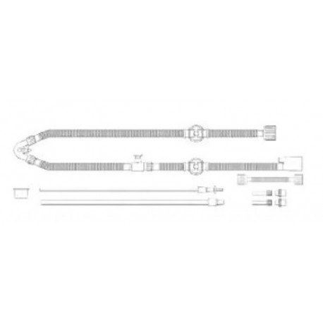 Circuito para ventilador neonatal con puerto de temperatura distal y trampas montadas - Envío Gratuito Circuito para ventilador neonatal con puerto de temperatura distal y trampas montadas - Envío Gratuito
