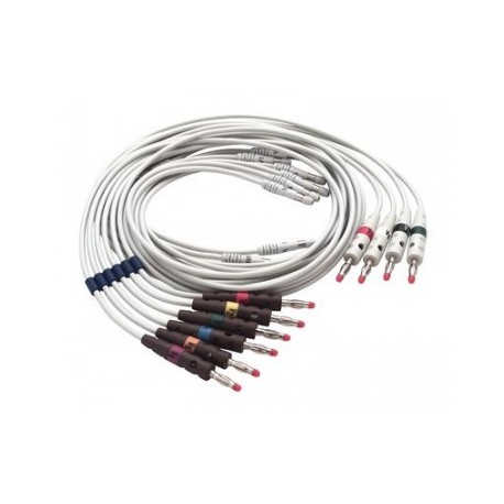 Cable ECG aha CP100 y CP200 solo 10 puntas - Envío Gratuito