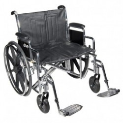 Silla de ruedas Bariátrica Sentra EC asiento de 22" con eleva-piernas - Envío Gratuito