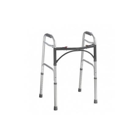 Andadera plegable de dos botones para adulto - Envío Gratuito