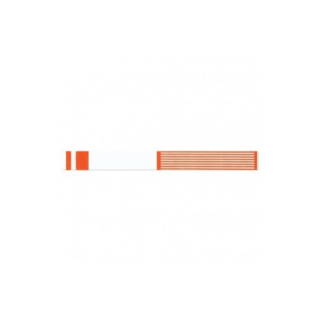 Brazalete escribible de corta estancia naranja secure line con 1000 - Envío Gratuito