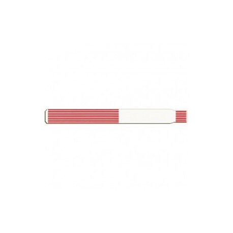 Brazalete de identificación térmico scanband adulto rojo de 1 1/8 con 500 - Envío Gratuito