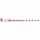Brazalete de identificación secureline para sangre rojo con 150 - Envío Gratuito