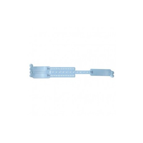Brazalete de identificacion madre / hijo 3 piezas azul con tarjeta de id (con 100) - Envío Gratuito