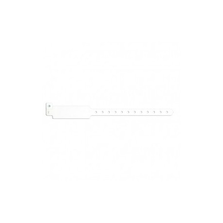 Brazalete de identificacion adulto / pediatrico blanco escribible (con 250) - Envío Gratuito