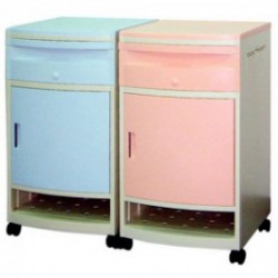 Gabinete para cama abs de Jason color azul ó rosa - Envío Gratuito