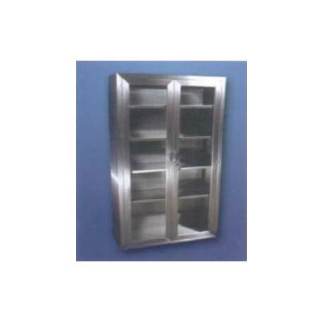 Vitrina doble para quirófano acero inoxidable - Envío Gratuito