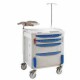 Carro para emergencias 568 x 819 x 1067 mm con 4 cajones Mod. FLEXLINE - Envío Gratuito