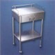 Mesa pasteur con gabinete (acero inoxidable) - Envío Gratuito